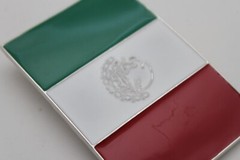 Mexico Flag Belt Buckle Mexican National Day May 5th Gift Soccer Team Square
