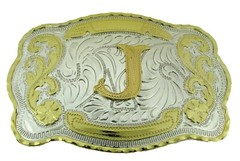 Initial Belt Buckle Letter N E W A B C D G J L R S M e n Women Western Rodeo BIG