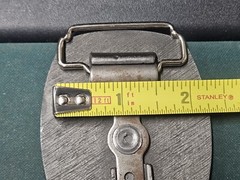 VINTAGE UNION PACIFIC RAILROAD SIGNALMAN TRAINING BELT BUCKLE
