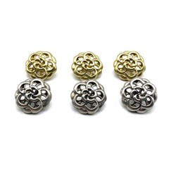 Rose Design Button Coat Sewing Buttons Clothing Button Sweater Button Rose lot
