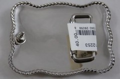 Justin Silver Belt Buckle with a Canterbury Cross 8012253
