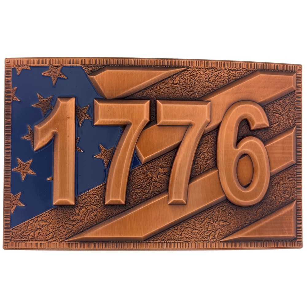 1776 Antique Copper Belt buckle