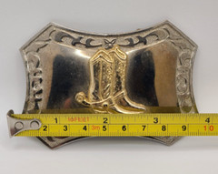 Cowboy Boots Western Belt Buckle Gold Tone / Silver Tone