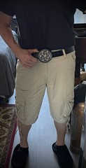 Star Command OOAK Futuristic Belt Buckle Assemblage Art Darren McNeese