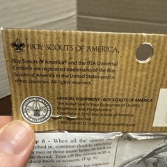 BSA Leatherwork Crafts American Bald Eagle Belt Buckle Kit Made In USA Scouts