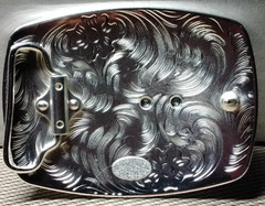 BULL RIDING COWBOY Western Belt Buckle Hebilla Vaquera Con Toro