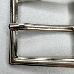 Silver Tone Simple Basic Belt Buckle