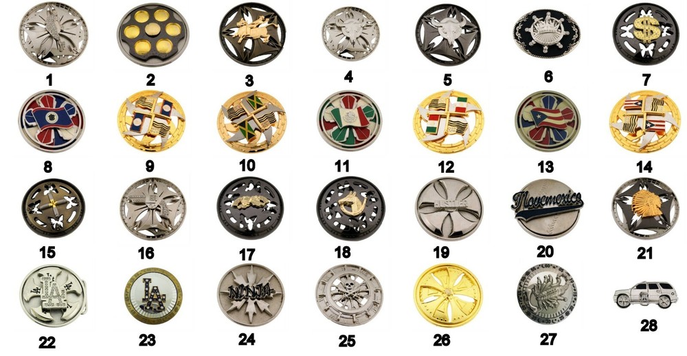 Spinners Belt Buckles INITIALS LA Las Angeles Western Cowboy Cowgirl Texas Flags