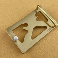 1pc Heavy-duty Solid Brass Belt Buckle 4cm Inner Width Eagle Shaped Durable DIY