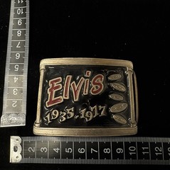 Collectible Elvis Presley belt buckle produced in the 1990s RARE