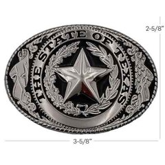 The States of TEXAS Seal Flag Patriotic Belt Buckle Lone Star