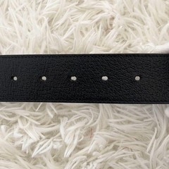 GUCCI Pre-Owned Belt Marmont Gold Buckle Black