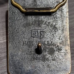 Vintage 1978 AM General Jeep Belt Buckle Solid Brass BTS Made in USA Heritage