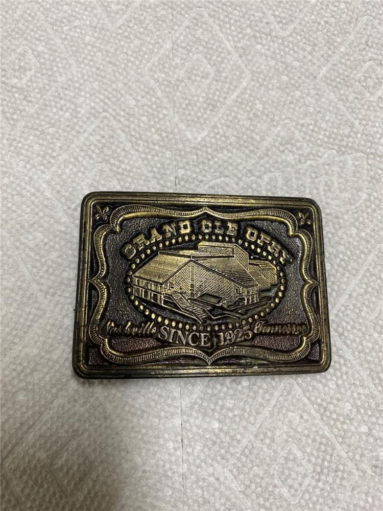 Vintage Grand Ole Opry Since 1925 Belt Buckle, Made by Oden Inc.