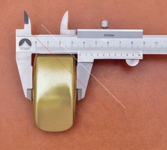 30mm HEAVY DUTY WESTERN SOLID BRASS SMOOTH PLAIN BELT BUCKLE LEATHERCRAFT BUCKLE