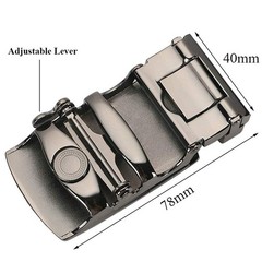 RTGGSEL Men&rsquo;s Metal 40mm Adjustable Ratchet Belt Buckle Only Large, 20