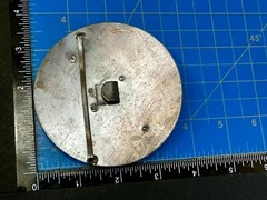 Retro Artisan Metal Work Unique Vintage Round Belt Buckle