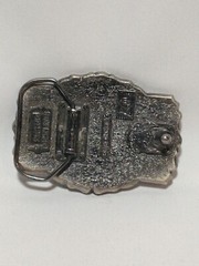 The Great American Buckle Company Belt Buckle Eagle Silver Toned Metal & Enamel