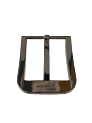Premium Belt Buckle Men&rsquo;s 40mm Wide Metallic Grey with Laser Finish Belts…