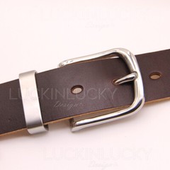 Stainless Steel belt buckle Silver buckle Men belt buckle for 38mm/1.5  »Leather