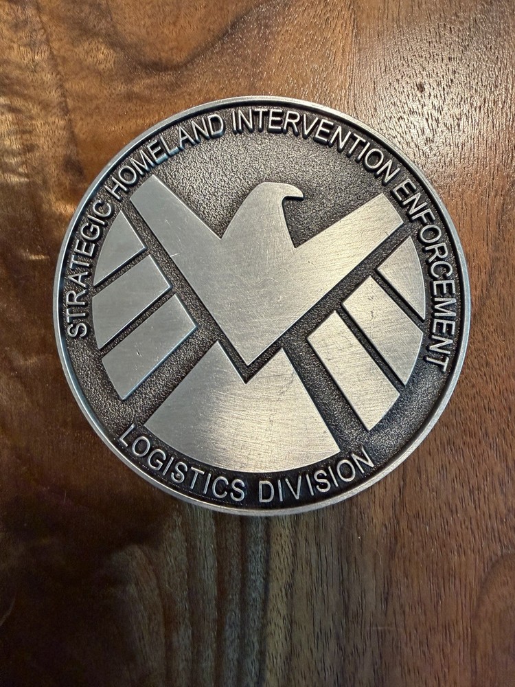 Marvel Strategic Homeland Intervention Pewter Finish Metal Belt Buckle
