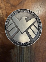 Marvel Strategic Homeland Intervention Pewter Finish Metal Belt Buckle