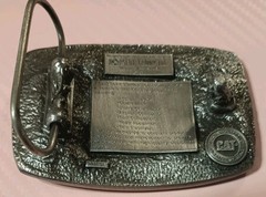 Vintage NOS CAT Road Builders Belt Buckle Caterpillar Heavy Equipment 1992