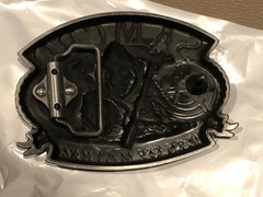 SAMCRO Sons of Anarchy Men of Mayhem 3D Grim Reaper Icon Metal Belt Buckle NWT