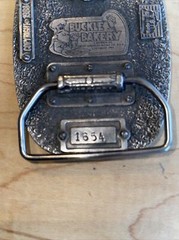 Police America Finest Law Enforcement We Serve and Protect Belt Buckle 1988 USA