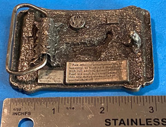 Vintage Deer Wildlife Camping Hunting Belt Buckle