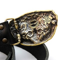 Medusa Gorgon 2.0 belt buckle, Medusa Gorgon solid brass belt buckle