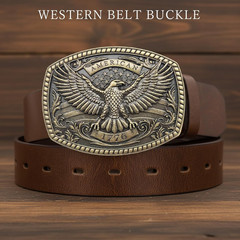 Western Belt Buckle for Men Women – 2026 NEW Eagle Belt Buckles Men Cowboy Belts
