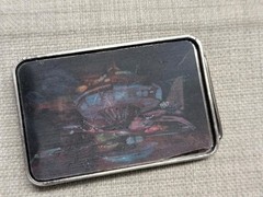 vintage STAR TREK belt buckle THE MOTION PICTURE regula one ENTERPRISE sci-fi