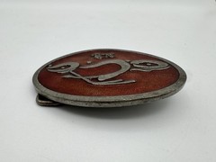 Orange County Choppers OCC Motorcycle Belt Buckle Red Enamel Biker