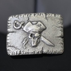 Pirate Belt Buckle, Pirate Skull Skull, Dark – Sailor & Skull Design