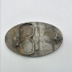 Vintage A&M Records & Tapes Styx Rock Band Silver Tone Belt Buckle Collectible