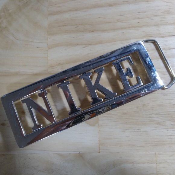 Nike Spell Out Logo Belt Buckle