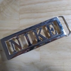 Nike Spell Out Logo Belt Buckle