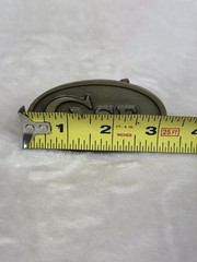 Case XX Knife Belt Buckle Brass One Piece Construction Dimensions 3.25&Prime; x 1.75&Prime;