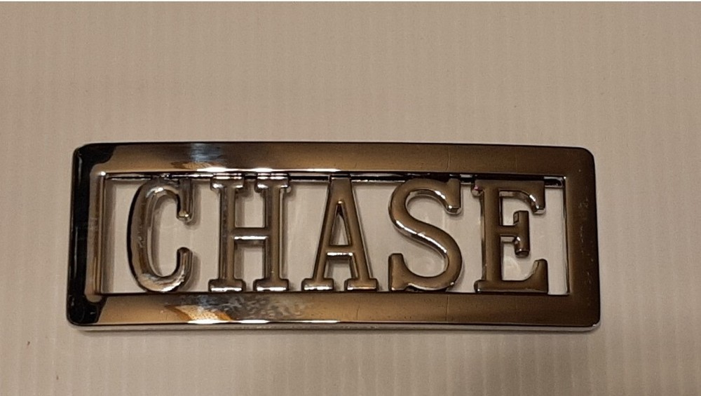 CHASE Name Belt Buckle -Put your name or word on Buckle