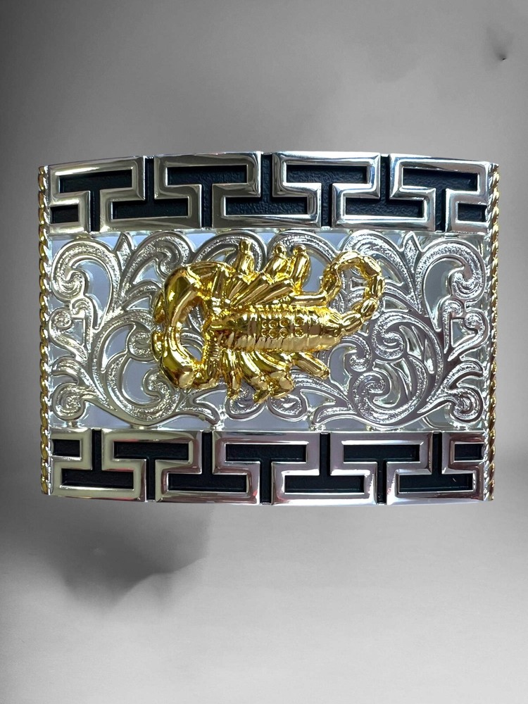 Scorpion Western Cowboy Belt Buckle Hebilla Vaquera Fina Rodeo Con Alacran