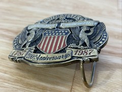 USA Constitution 200th Anniversary Commemorative Belt Buckle – Ltd Ed. w/ COA