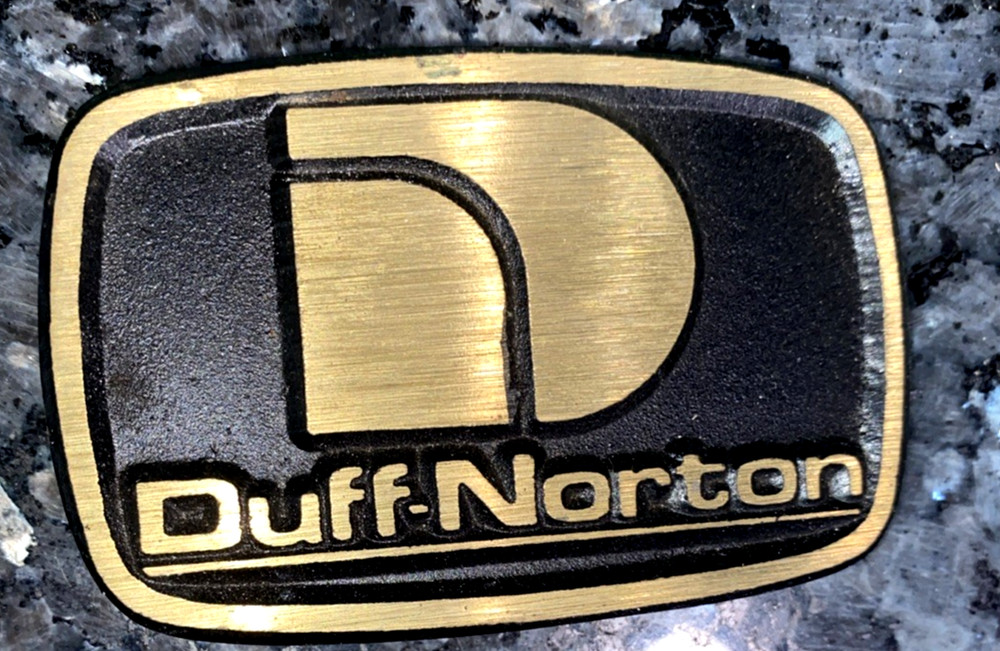 DUFF NORTON Dyna Buckle Solid Brass Belt Buckle