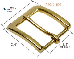 1.5&Prime;(38Mm-40Mm) Belt Buckle Brass Stainless Steel Men&rsquo;S Replacement Single Prong