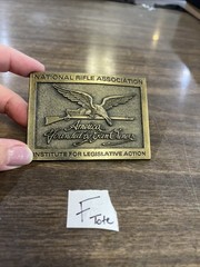 NRA National Rifle Association Belt Buckle Legislative Action