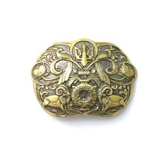Belt buckle « Tree of life », Ornamental belt buckle, Floral belt buckle