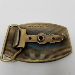 2004 Alme Cont. Cut Bank Montana 18th Edition Bronze-Tone Metal Belt Buckle