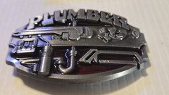 PROFESSIONAL PLUMBER Metal Belt Buckle