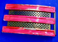 Adidas Golf 3 Stripe Pink & Black Color Trophy Award Style Used Belt Buckle