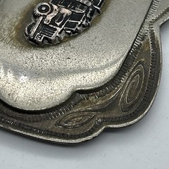Vintage Truck Trailer Metal Belt Buckle Trucker